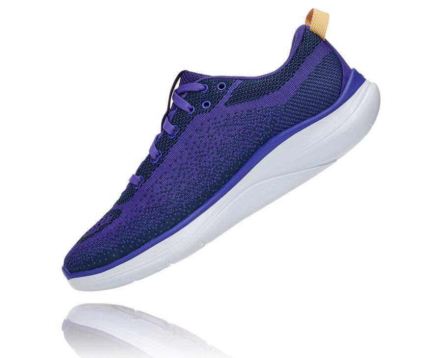 Tenis Hoka One One Mujer Azules/Blancos - Hupana Flow - KQYM92340